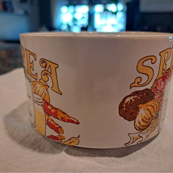 Vintage Split Pea Soup mug cup bowl with Split Pea Soup recipe - Picture 7 of 7